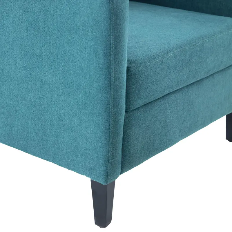 EXTRAUP Modern Teal Accent Chair - Image 4