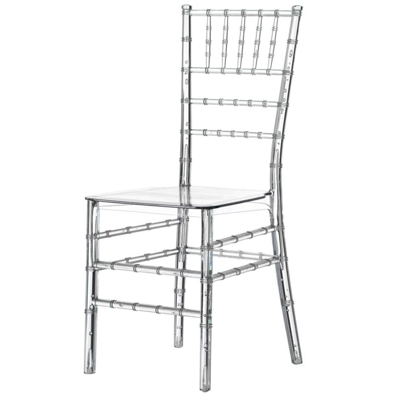 FABULAXE Modern Clear Accent Chair