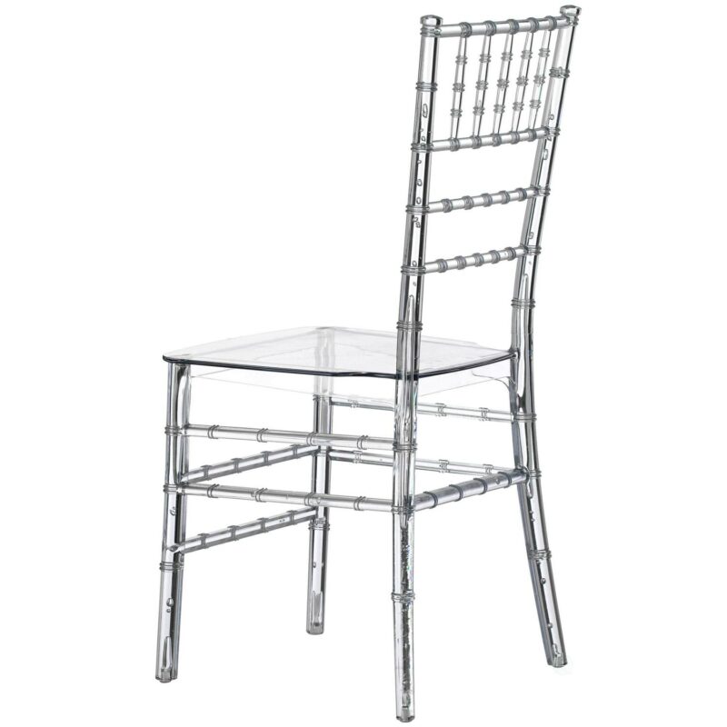 FABULAXE Modern Clear Accent Chair - Image 6