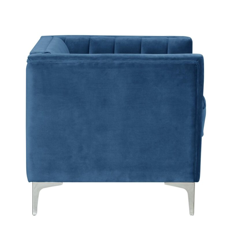 FARATI Modern Blue Accent Chair - Image 8