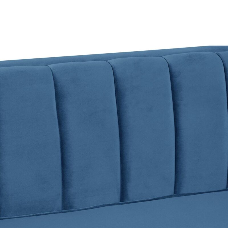 FARATI Modern Blue Accent Chair - Image 5
