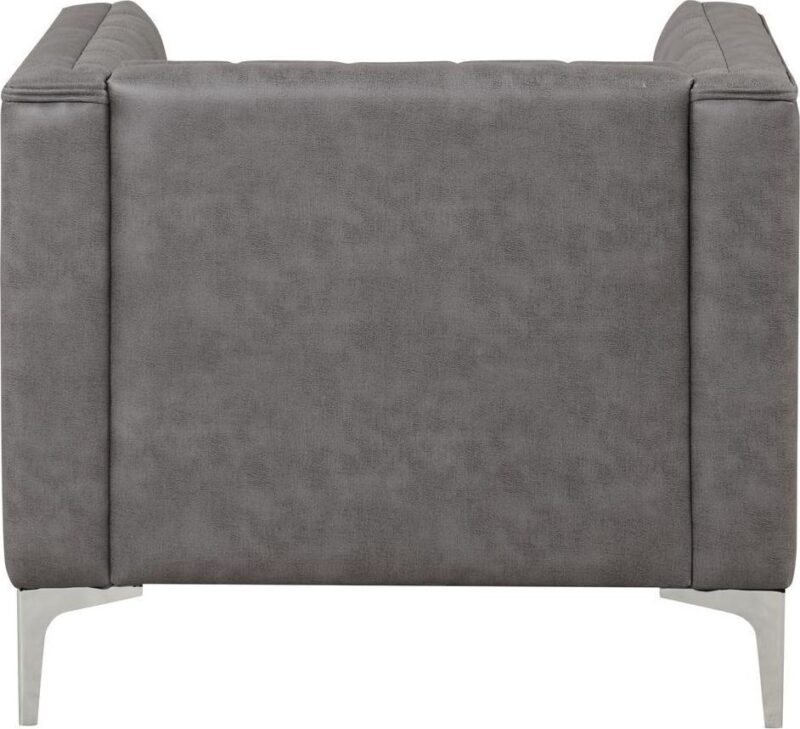FARATI Modern Gray Accent Chair - Image 8