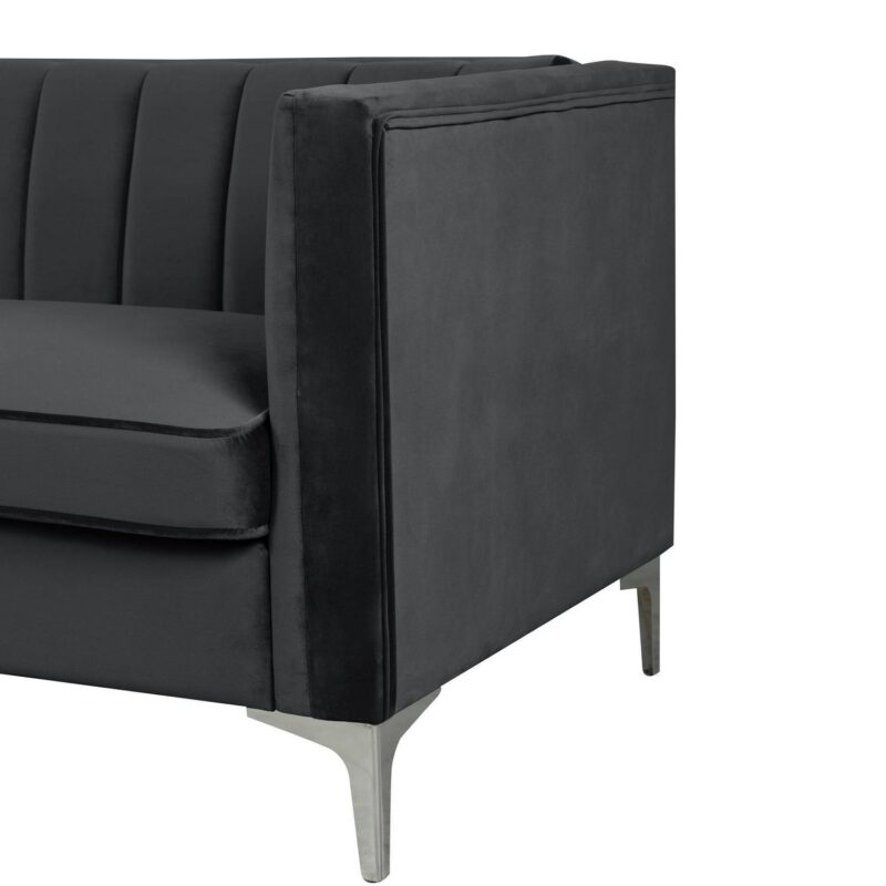 FARATI Rustic Black Accent Chair - Image 7