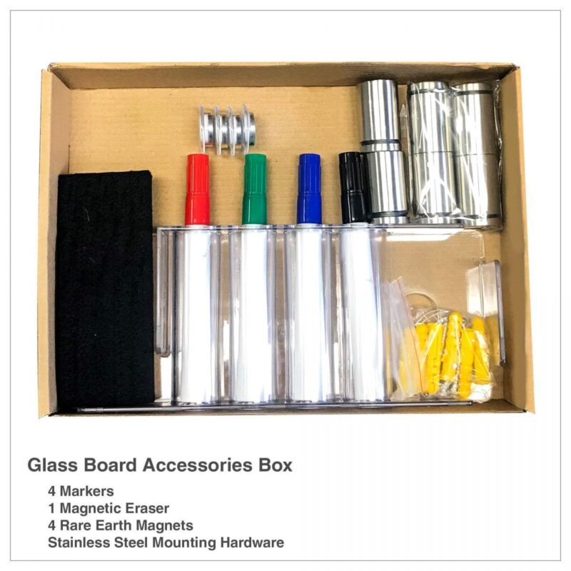 Fab Glass and Mirror 48-Inches W x 36-Inches H Magnetic Dry erase board - Image 4