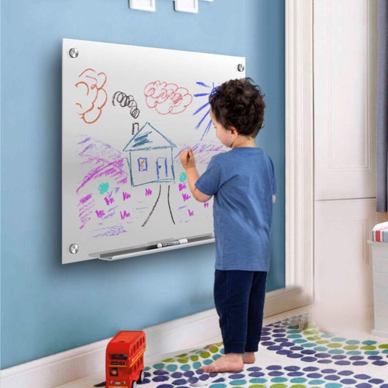 Fab Glass and Mirror 48-Inches W x 36-Inches H Magnetic Dry erase board - Image 5