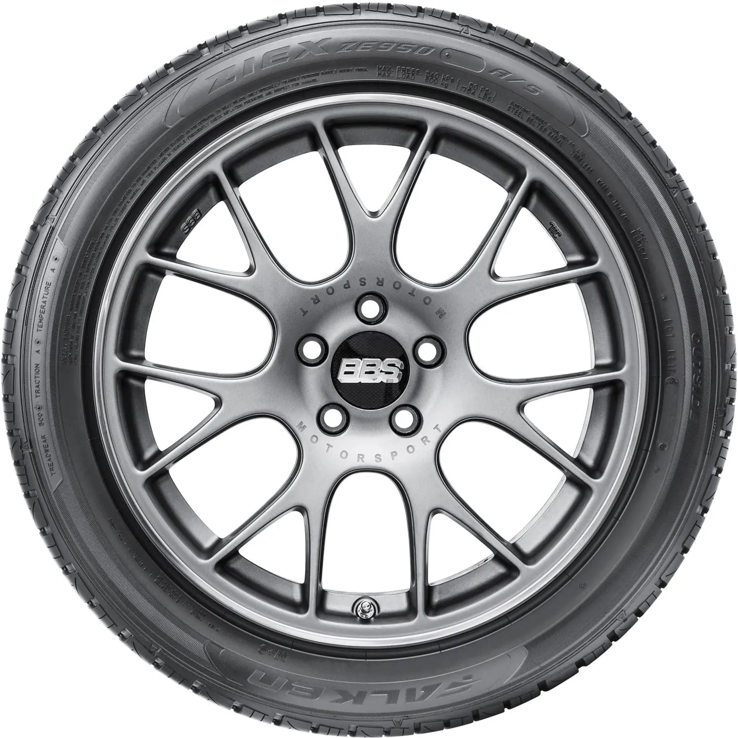 Falken Ziex ZE950 A/S UHP All Season 215/55R17 94W Passenger Tire 3 Falken Ziex ZE950 A/S UHP All Season 215/55R17 94W Passenger Tire - Image 3