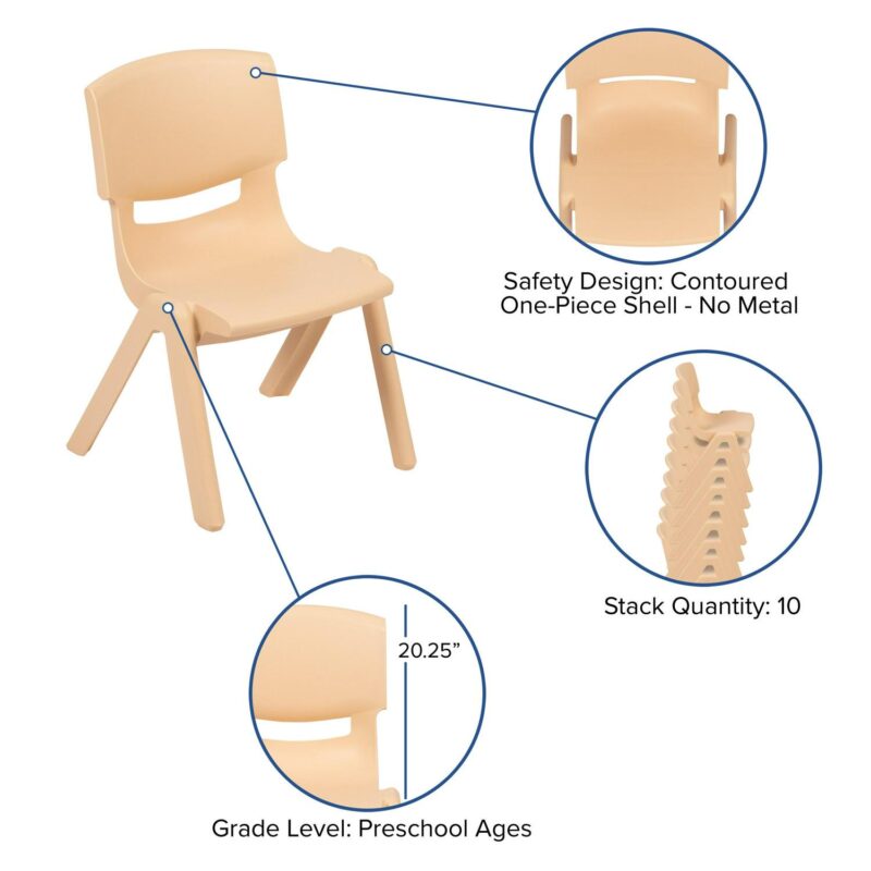 Flash Furniture 10 Farmhouse Natural Accent Chair - Image 11