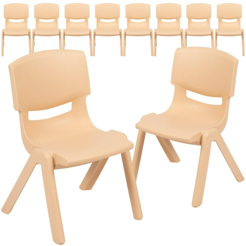 Flash Furniture 10 Farmhouse Natural Accent Chair