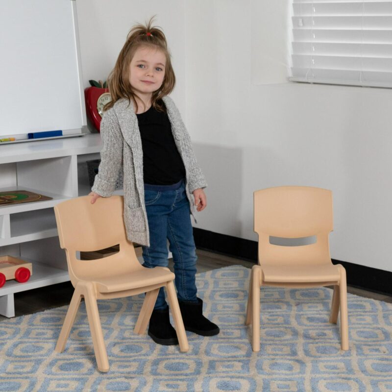 Flash Furniture 10 Farmhouse Natural Accent Chair - Image 6