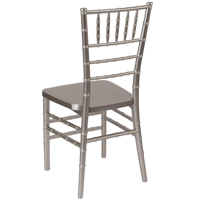 Flash Furniture 2 Modern Pewter Accent Chair - Image 5