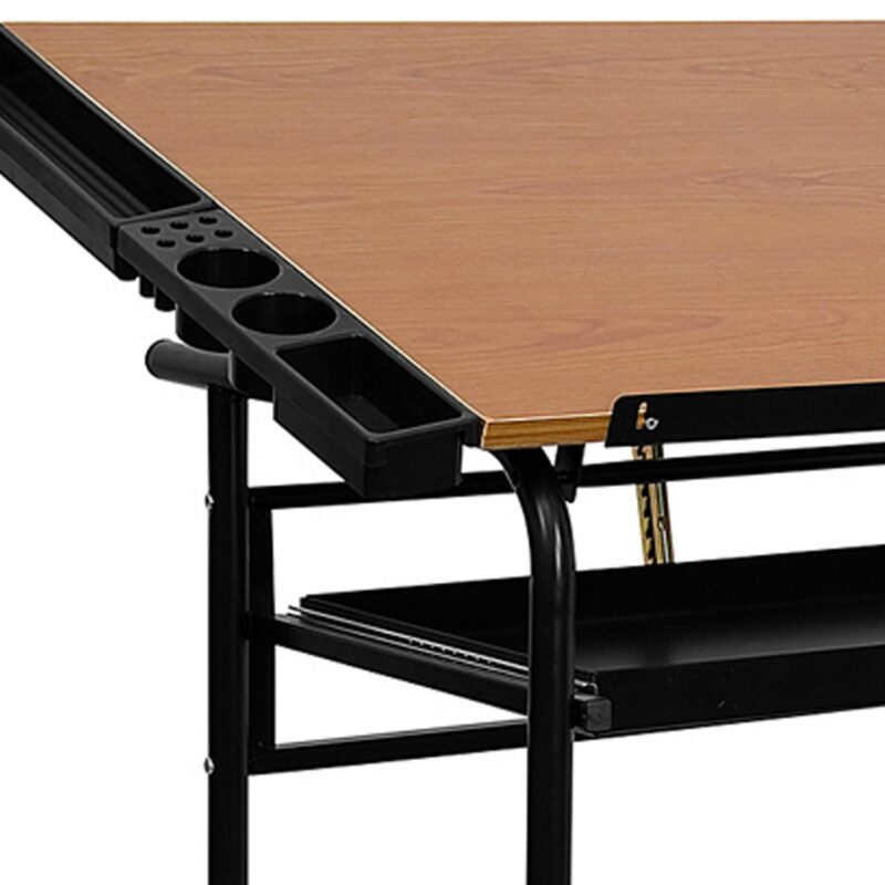 Flash Furniture 35.25-Inches Red Modern/Contemporary Drafting table - Image 9