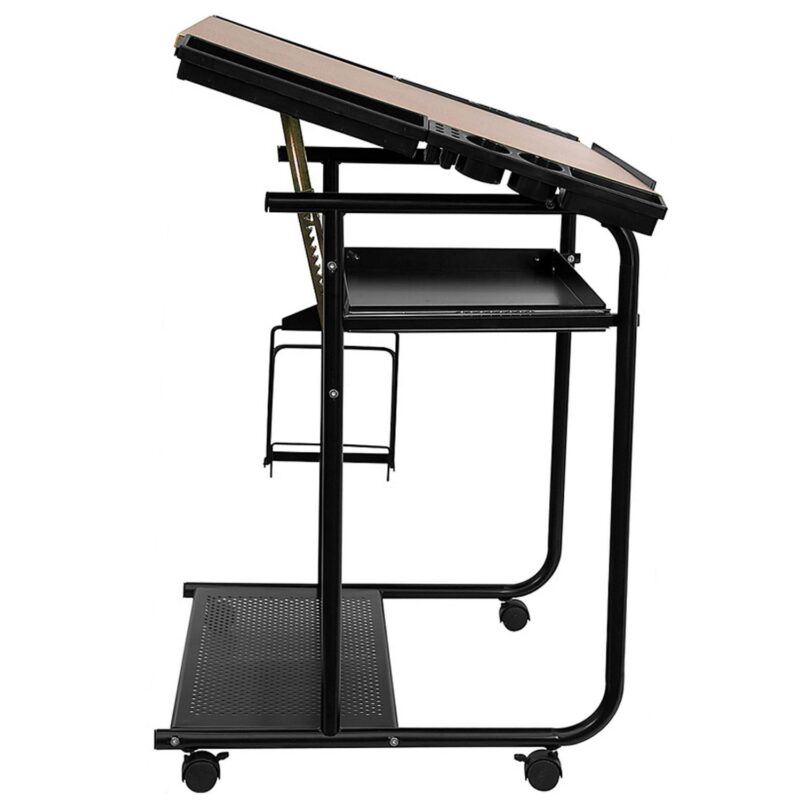 Flash Furniture 35.25-Inches Red Modern/Contemporary Drafting table - Image 7