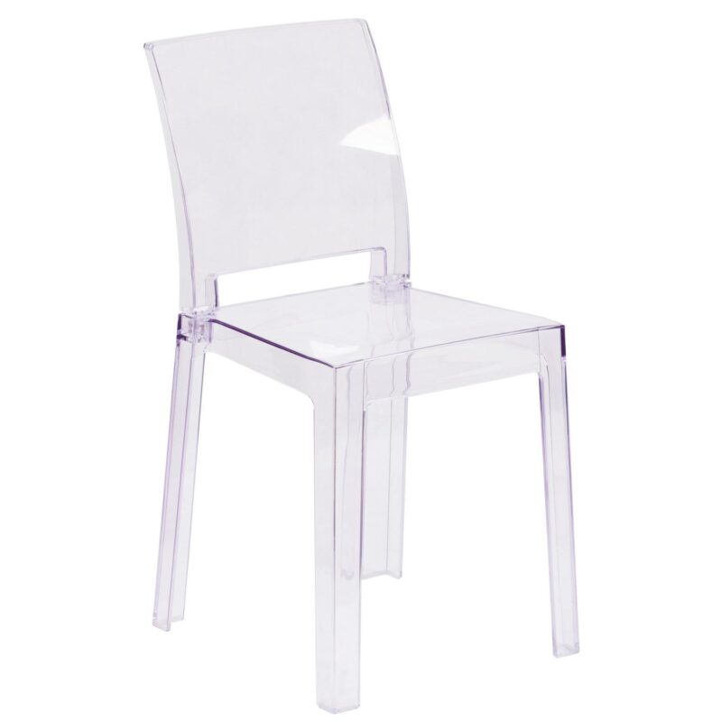Flash Furniture 4 McKenna Modern Transparent Crystal Accent Chair - Image 13