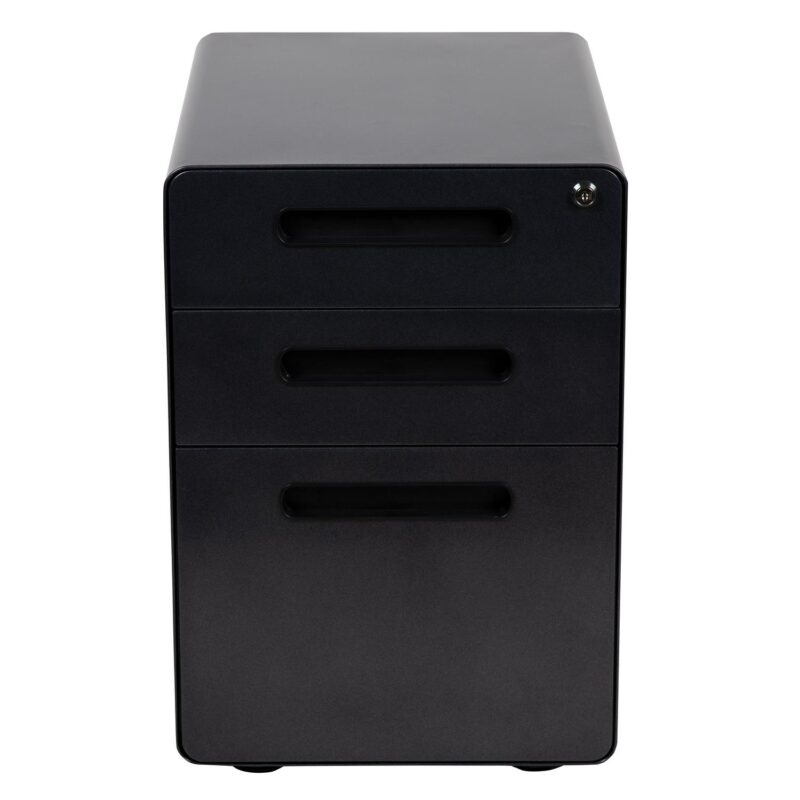 Flash Furniture Black 3 -Drawer 16-Inches File Cabinet - Image 10