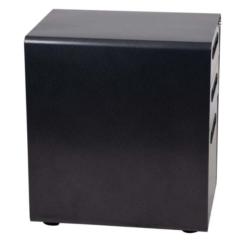 Flash Furniture Black 3 -Drawer 16-Inches File Cabinet - Image 9
