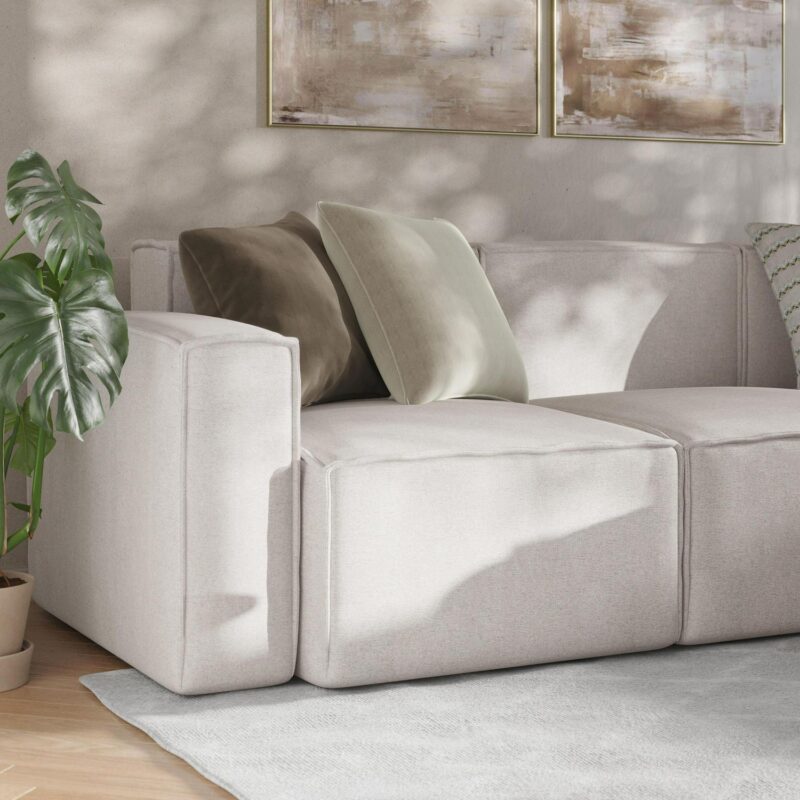 Flash Furniture Bridgetown Modern Cream Accent Chair