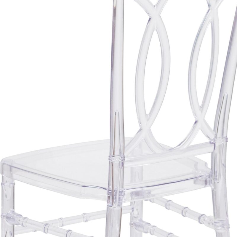 Flash Furniture Flash Elegance Modern Crystal Ice Plastic Accent Chair - Image 10