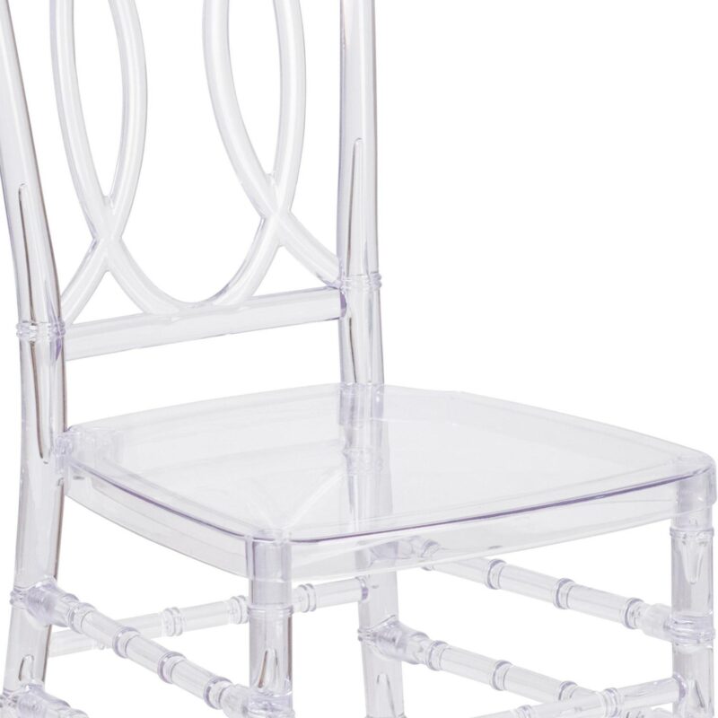 Flash Furniture Flash Elegance Modern Crystal Ice Plastic Accent Chair - Image 9