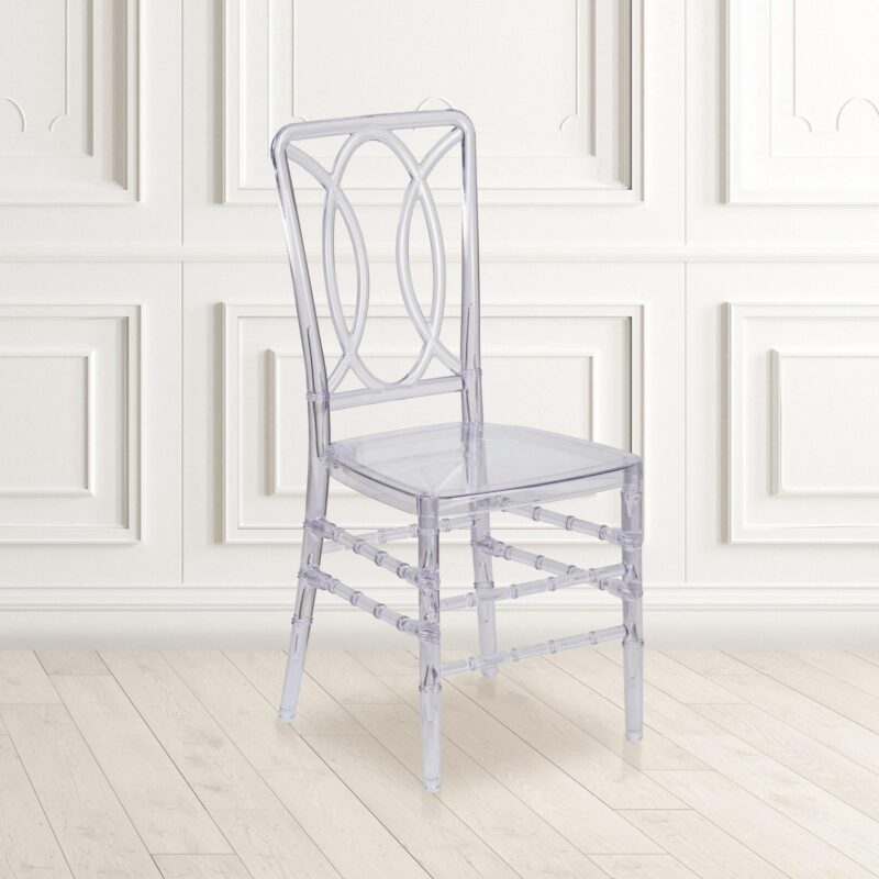 Flash Furniture Flash Elegance Modern Crystal Ice Plastic Accent Chair - Image 3