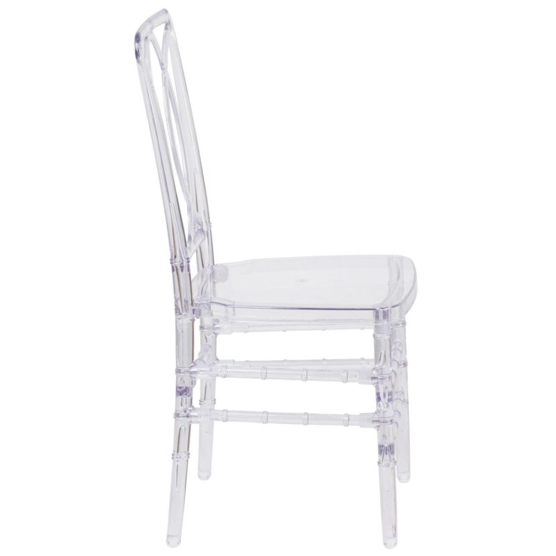 Flash Furniture Flash Elegance Modern Crystal Ice Plastic Accent Chair - Image 7