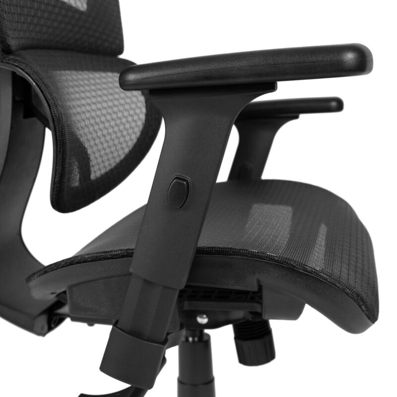 Flash Furniture LO Black Contemporary Adjustable Height Swivel Mesh Desk Chair - Image 9