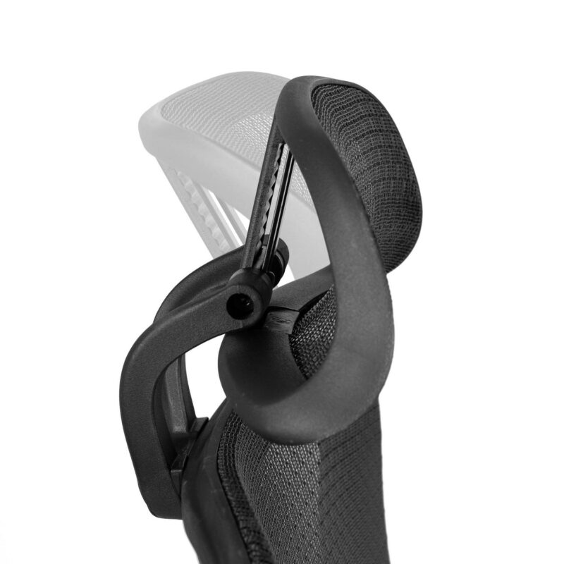 Flash Furniture LO Black Contemporary Adjustable Height Swivel Mesh Desk Chair - Image 13