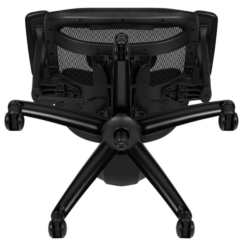 Flash Furniture LO Black Contemporary Adjustable Height Swivel Mesh Desk Chair - Image 12