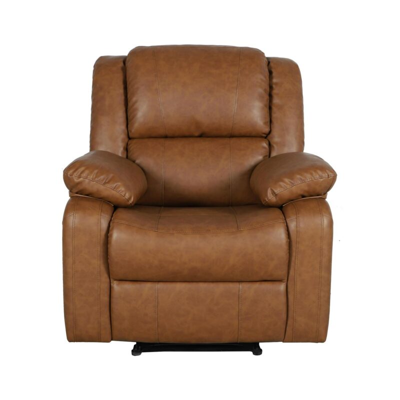 Flash Furniture Marius Cognac LeatherSoft Faux leather Upholstered Recliner - Image 10