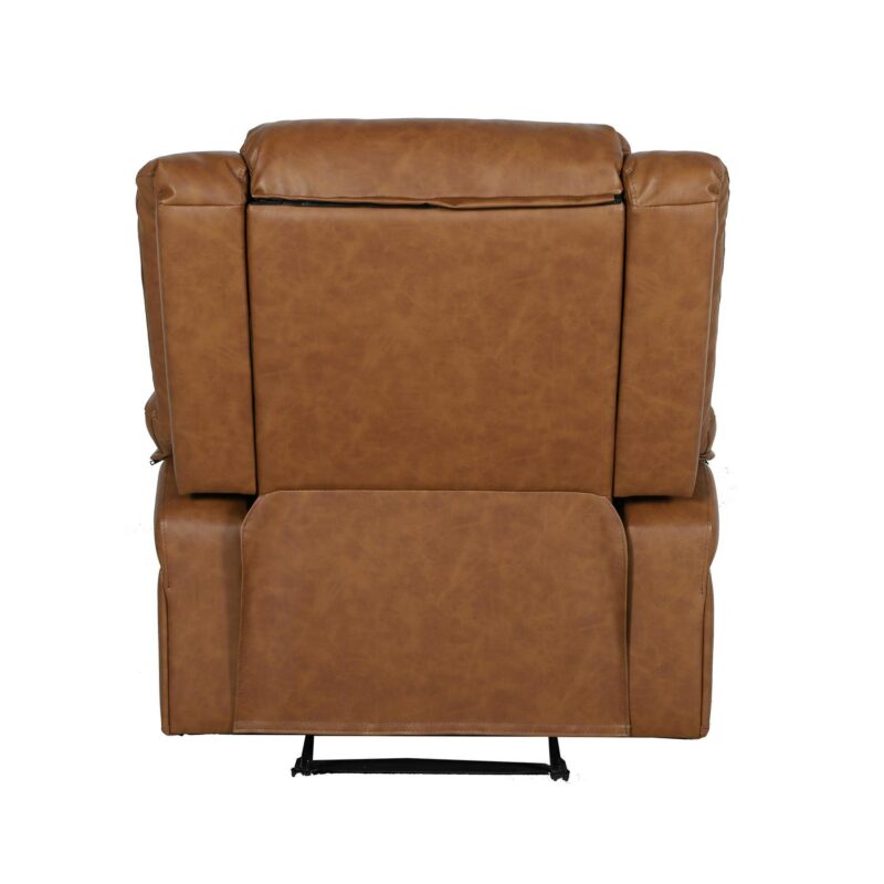 Flash Furniture Marius Cognac LeatherSoft Faux leather Upholstered Recliner - Image 8