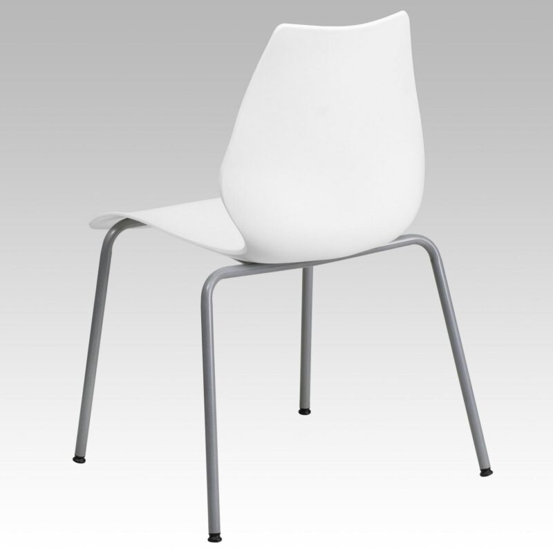 Flash Furniture Modern White Accent Chair - Image 7