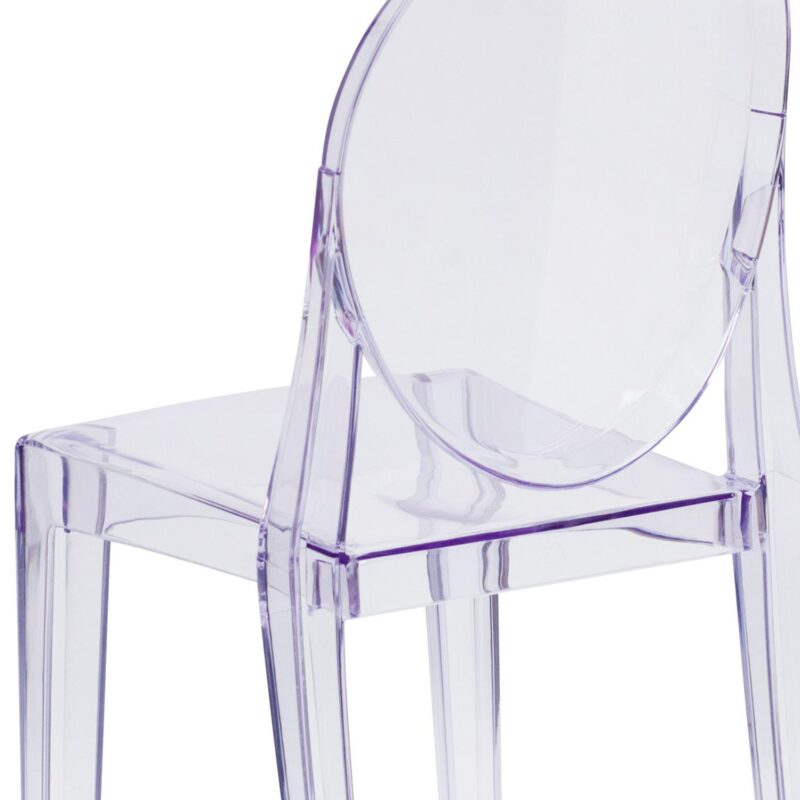 Flash Furniture Modern Clear Plastic Accent Chair - Image 9