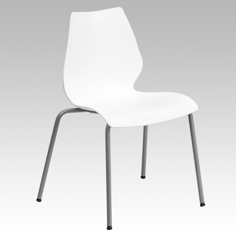 Flash Furniture Modern White Accent Chair - Image 13
