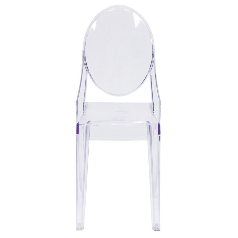 Flash Furniture Modern Clear Plastic Accent Chair - Image 8