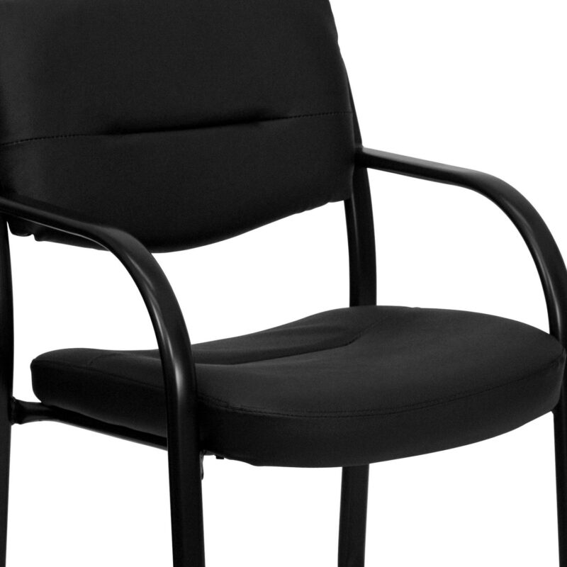 Flash Furniture Modern Black Faux leather Accent Chair - Image 9