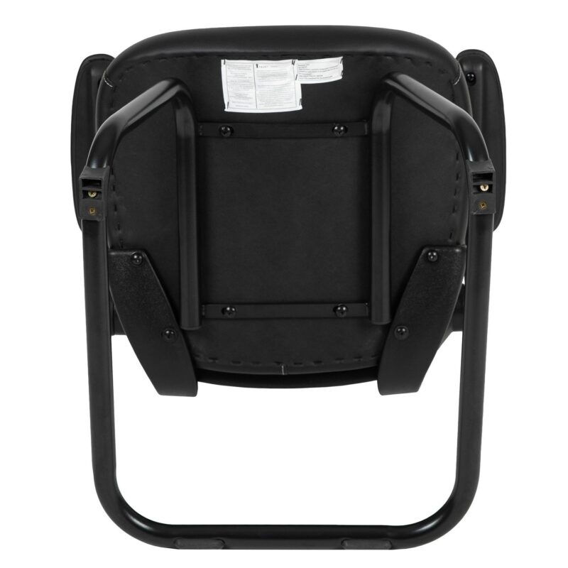 Flash Furniture Modern Black LeatherSoft Mesh Accent Chair - Image 10