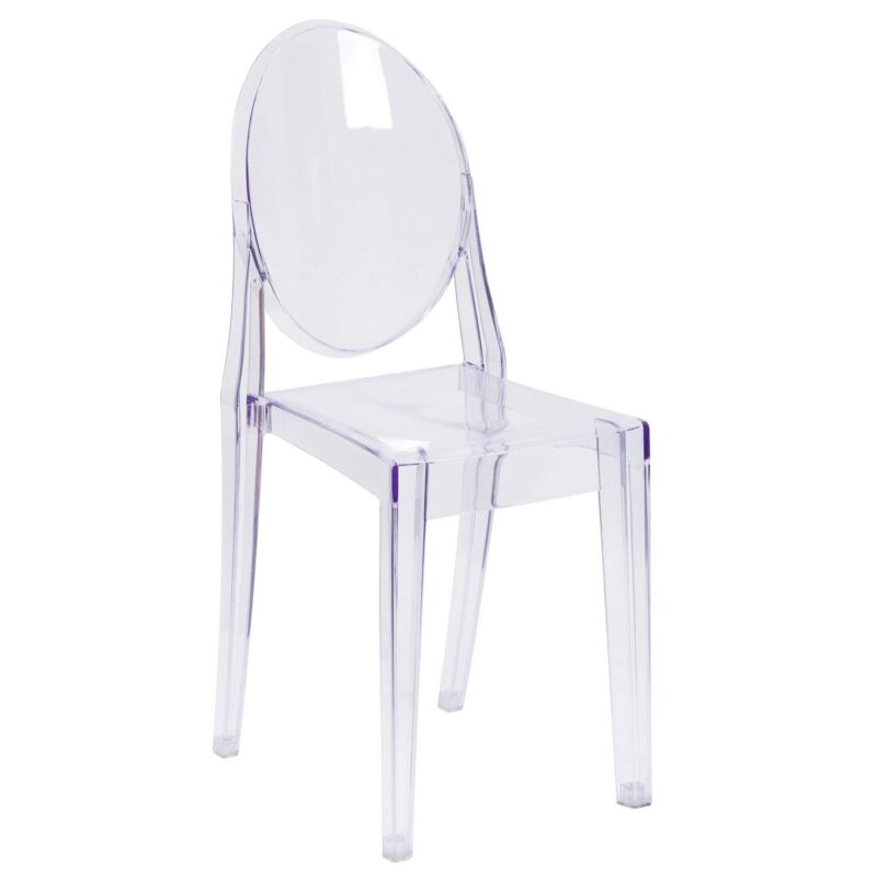Flash Furniture Modern Clear Plastic Accent Chair
