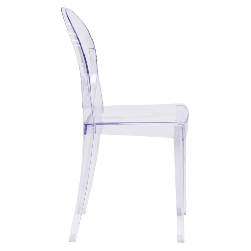 Flash Furniture Modern Clear Plastic Accent Chair - Image 7