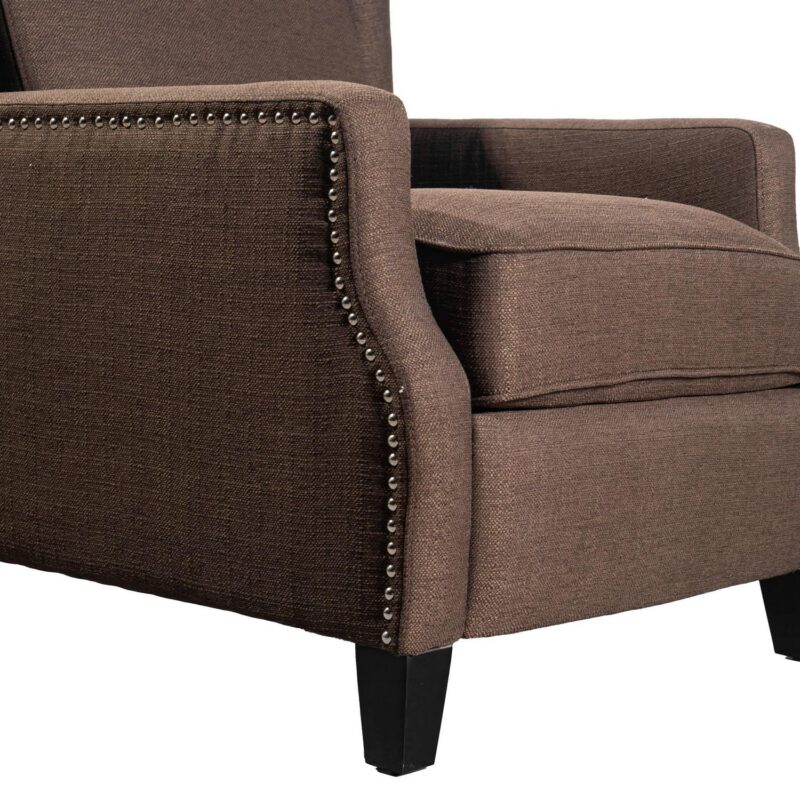 Flash Furniture Prescott Brown Polyester Upholstered Recliner - Image 11