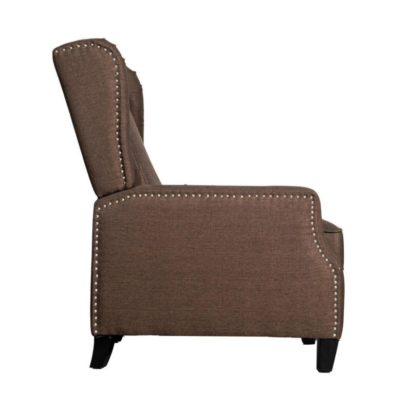 Flash Furniture Prescott Brown Polyester Upholstered Recliner - Image 9
