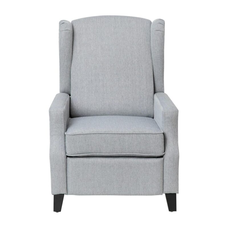 Flash Furniture Prescott Gray Polyester Upholstered Recliner - Image 8