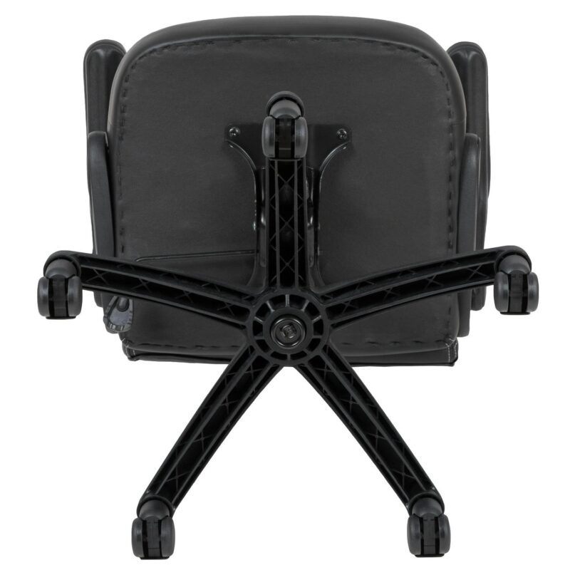 Flash Furniture X10 White Contemporary Adjustable Height Swivel Faux Leather Gaming Chair - Image 13
