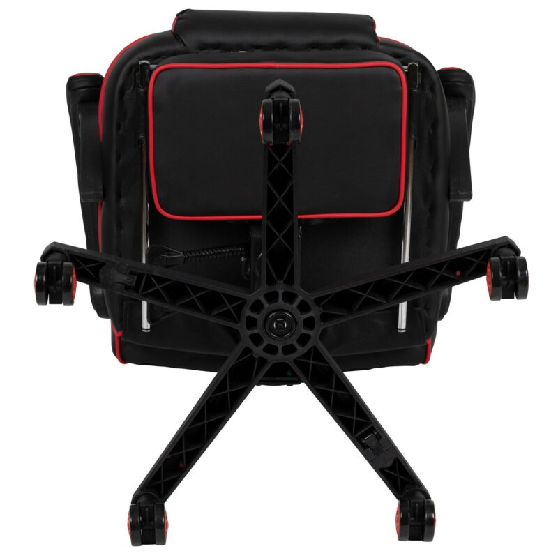 Flash Furniture X40 Black with Red Trim Contemporary Ergonomic Adjustable Height Swivel Faux Leather Gaming Chair - Image 13