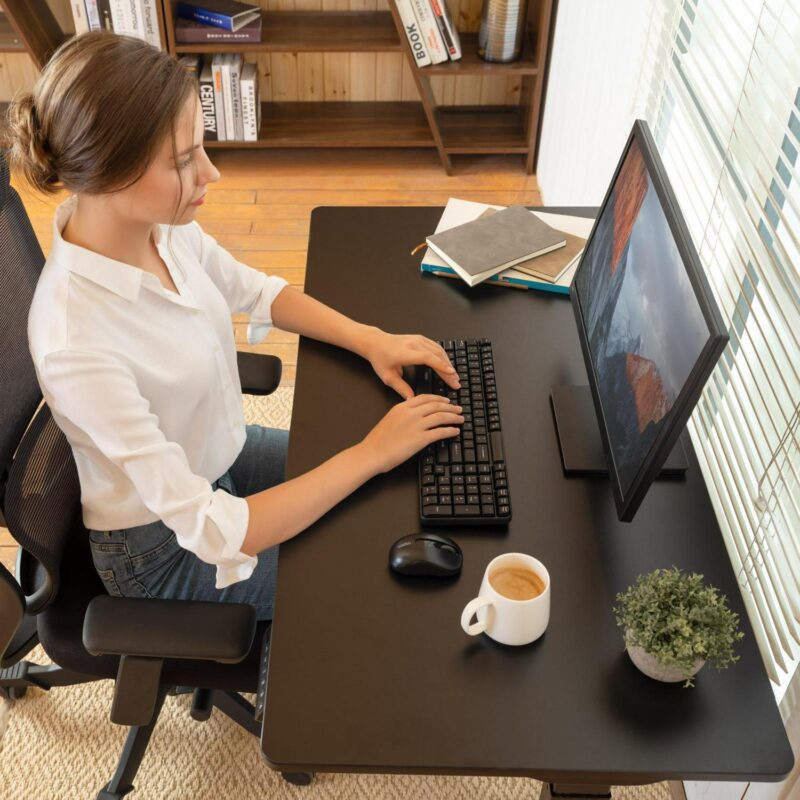 FlexiSpot Vici E9 47.2-in Black Modern/Contemporary Standing desk - Image 10
