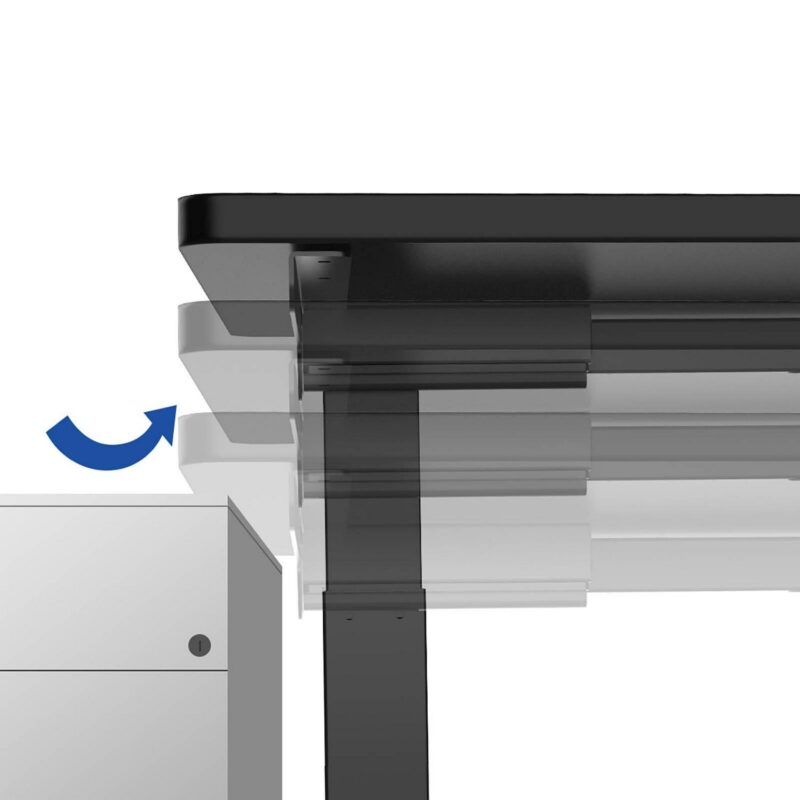 FlexiSpot Vici E9 47.2-in Black Modern/Contemporary Standing desk - Image 4