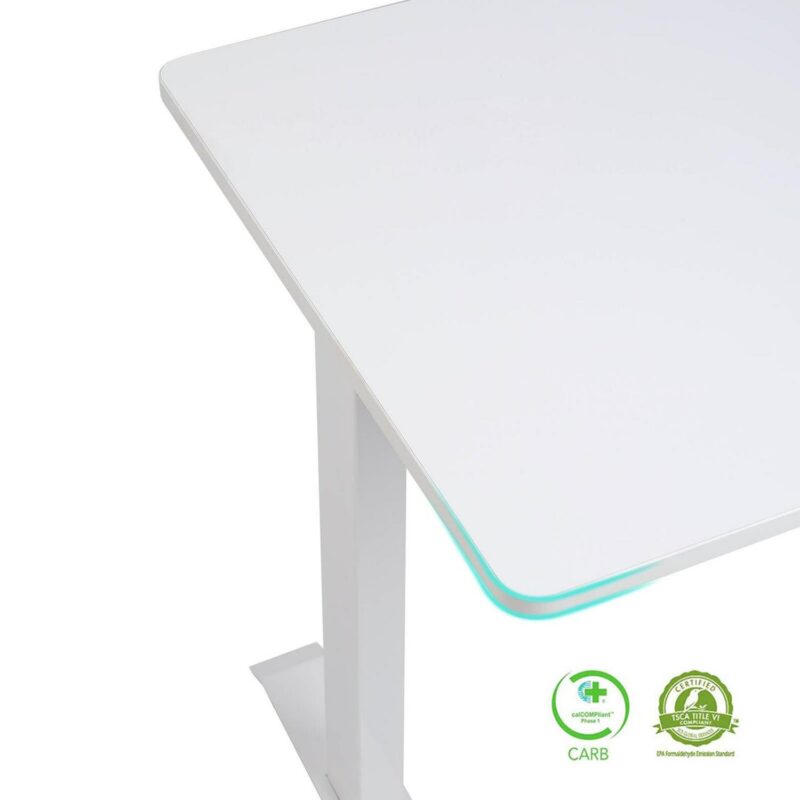 FlexiSpot Vici E9 47.2-in White Modern/Contemporary Standing desk - Image 5
