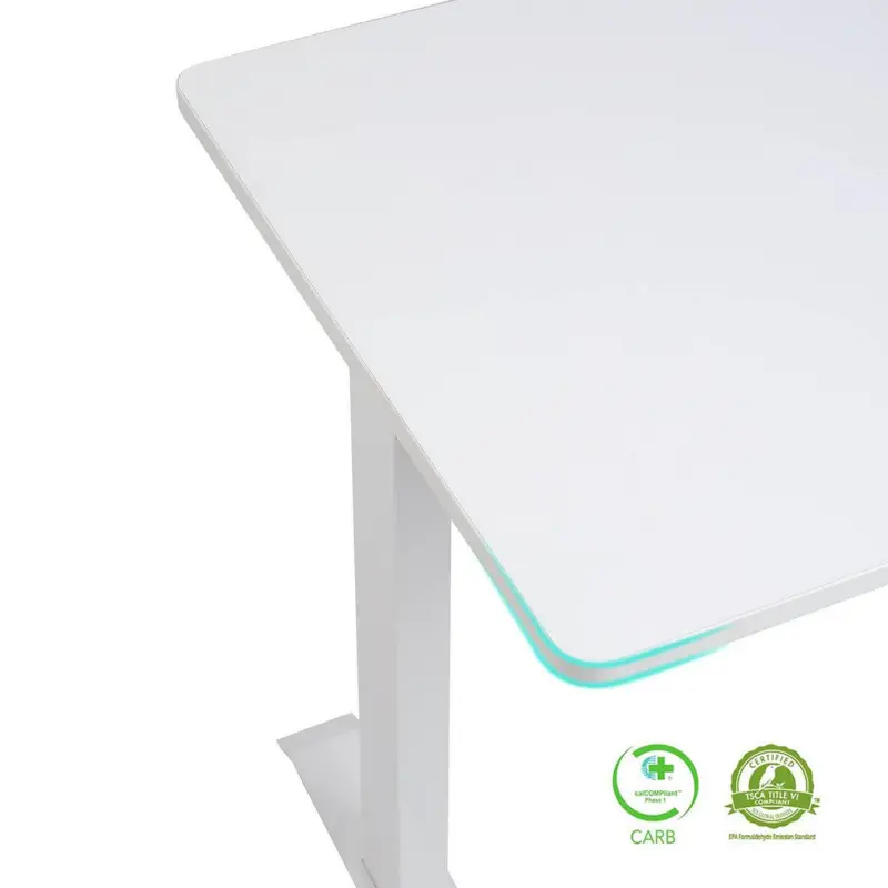 FlexiSpot Vici E9 47.2-in White Modern/Contemporary Standing desk - Image 5