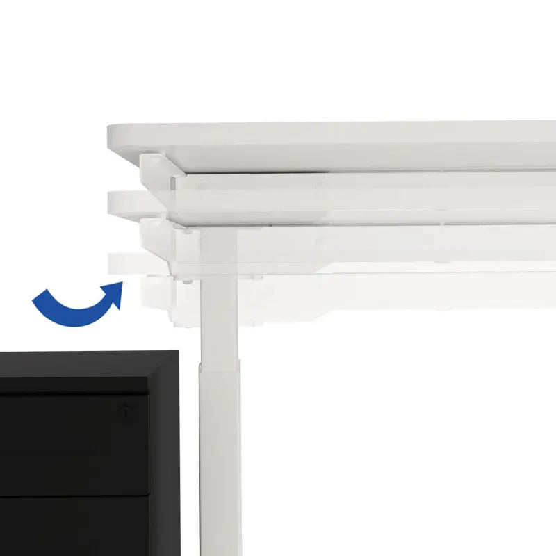 FlexiSpot Vici E9 47.2-in White Modern/Contemporary Standing desk - Image 6