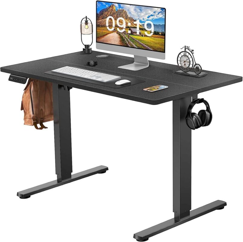 Flynama 39.37-in Black Modern/Contemporary Computer desk