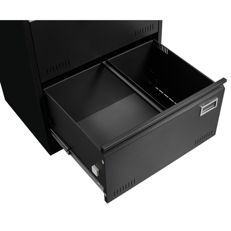 GZMR 2 Drawer Metal Lateral File Cabinet Black 2 -Drawer 23.62-Inches File Cabinet - Image 12