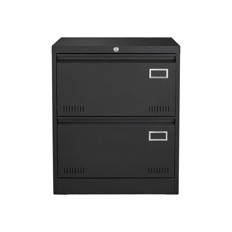 GZMR 2 Drawer Metal Lateral File Cabinet Black 2 -Drawer 23.62-Inches File Cabinet - Image 10